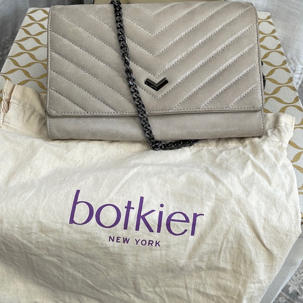 Botkier Soho Quilted Leather Wallet On A Chain